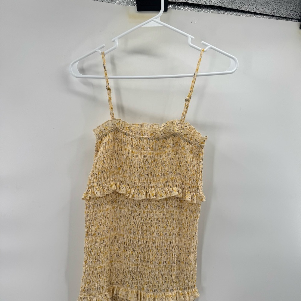 Mable yellow Sleeveless ribbed Dress size S - Picture 2 of 9